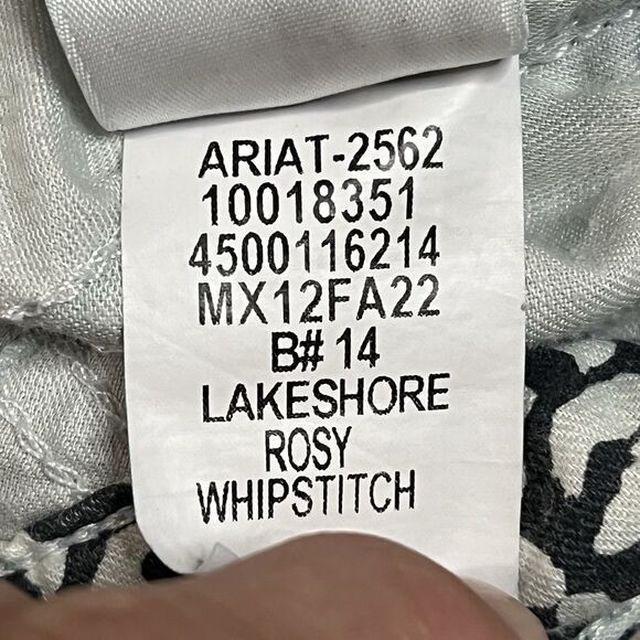 Ariat Real Jeans Women's 29S Bootcut Blue Denim Dark Wash Western Cowgirl - Picture 6 of 11